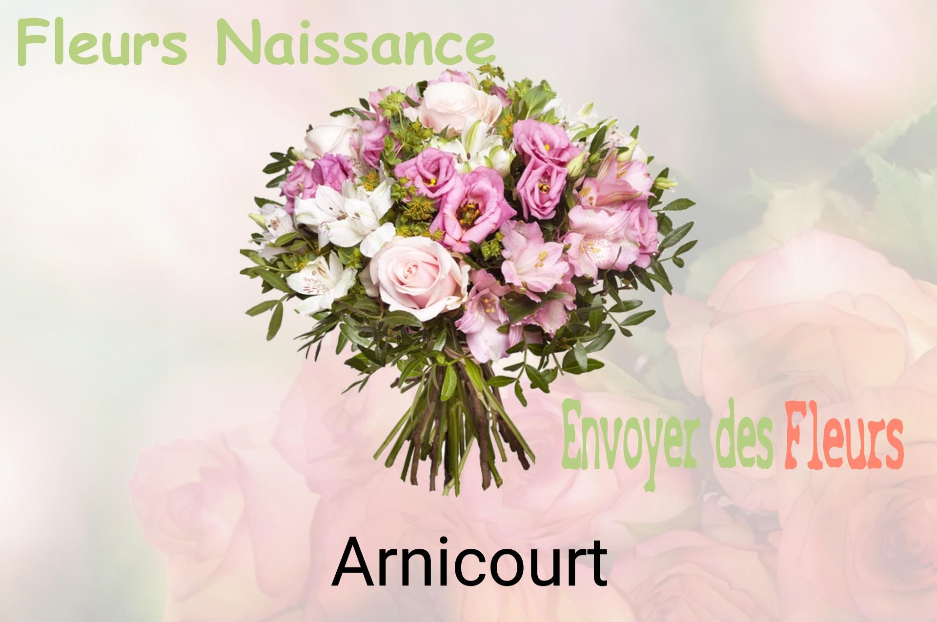 Bouquet de fleurs de naissance livré à Arnicourt